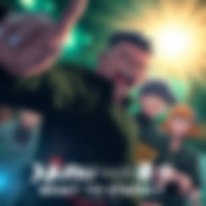 Promotional image for Jujutsu Kaisen Season 3 Episode 9 showing main characters excited for the new episode