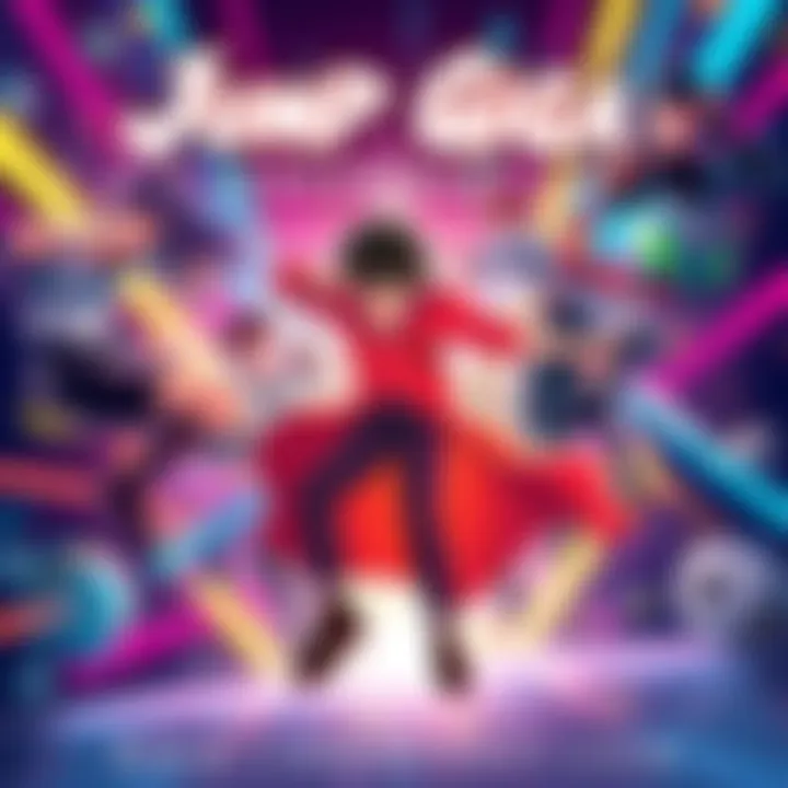 The cover art of Jump Giga featuring dynamic characters and vibrant colors