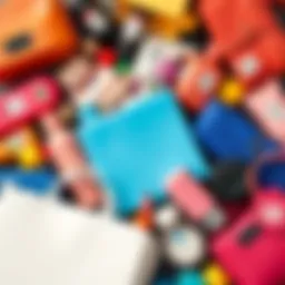 A collection of trending items and unique finds for June arranged together, showcasing various colors and styles, with price tags indicating great deals.