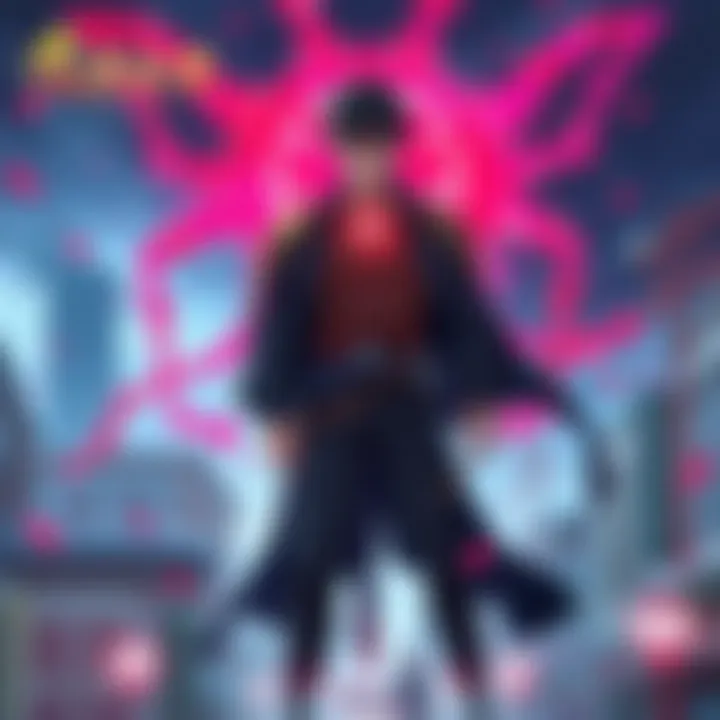 Junpei stands confidently as he harnesses his smallpox curse domain, ready to face opponents in the Slaughter Game arc.