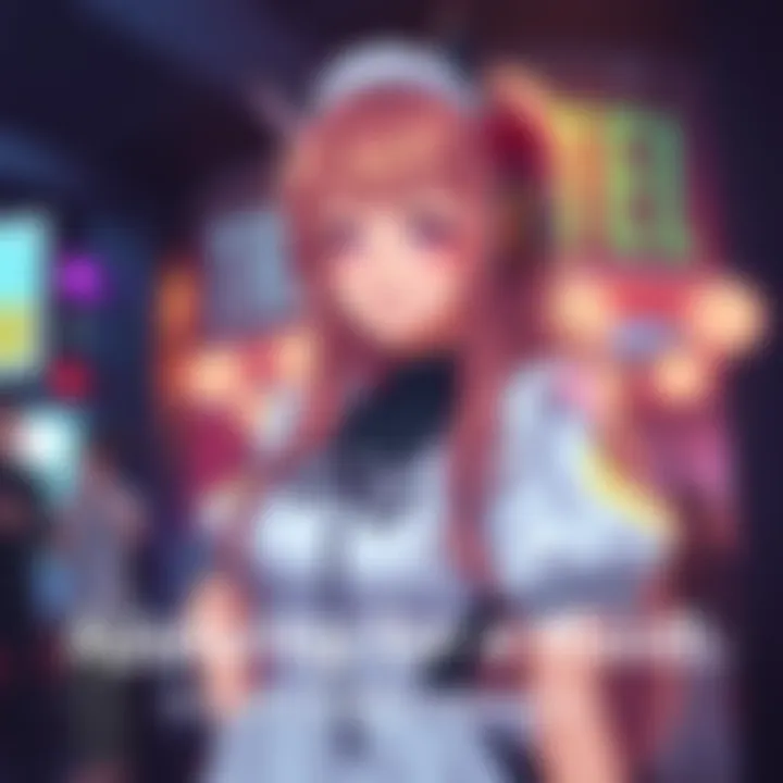 K1ttiecorpse, a scene catgirl vtuber, wears a cute maid outfit while smiling at her Twitch audience