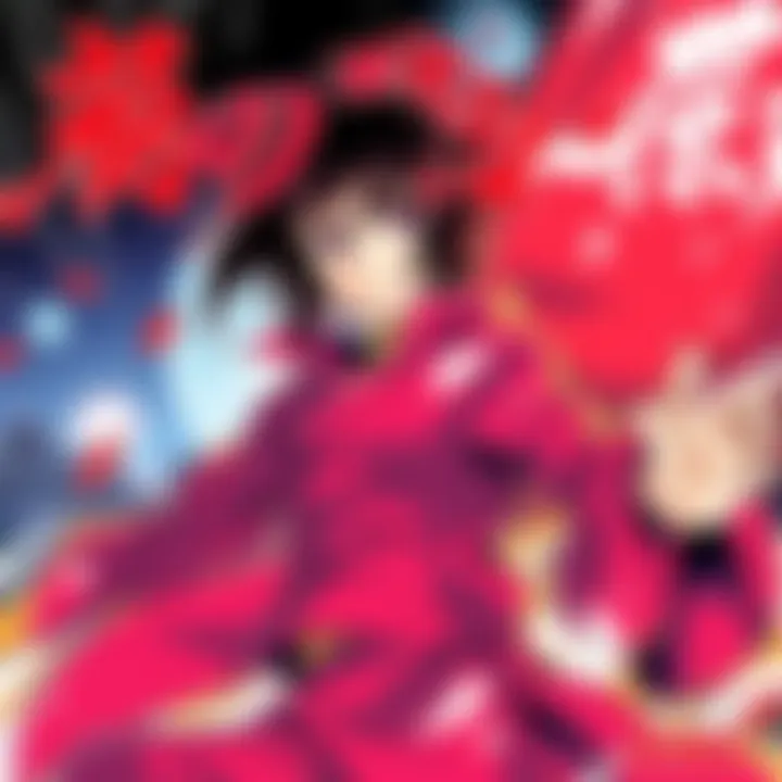 Cover illustration featuring the main character from Kagurabachi, showcasing an intense action pose with a stylized background that highlights the manga's themes.