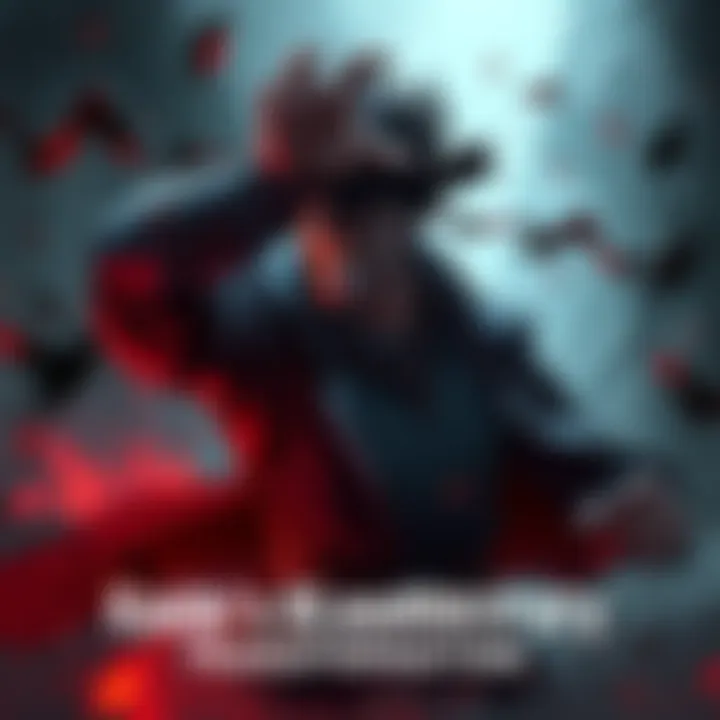 Illustration of Kaido in a fierce pose, showing his intimidating and reckless demeanor during the Roof Piece arc, surrounded by a dark atmosphere.