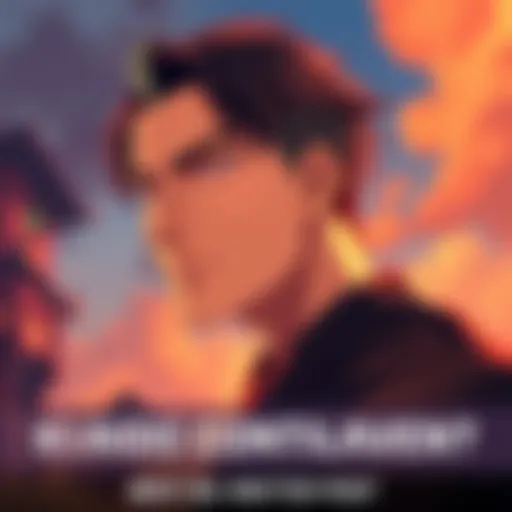 A character named Kaido, with a serious expression, staring off into the distance as he ponders his beliefs and logic.