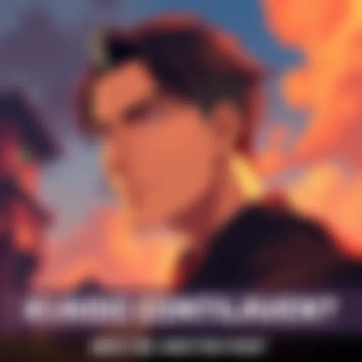 A character named Kaido, with a serious expression, staring off into the distance as he ponders his beliefs and logic.