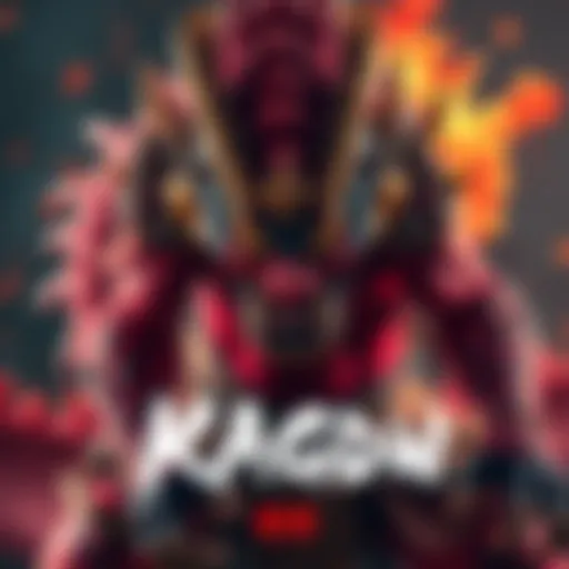 Kaido prepares to unleash his attack named 'Dragon', showcasing his fierce expression and powerful stance.