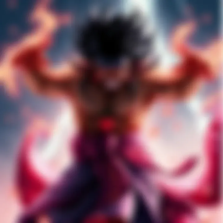 Kaido transforms, gaining Diamond Jozu's abilities, showcasing immense strength and power. His appearance is more formidable, radiating energy and confidence.