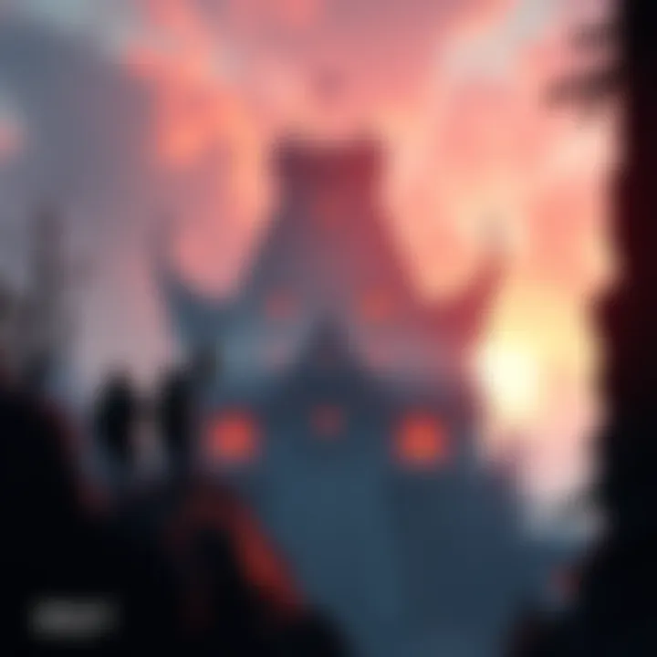 Fans expressing frustration over repetitive storytelling while depicting a climb up a tall, ominous mansion