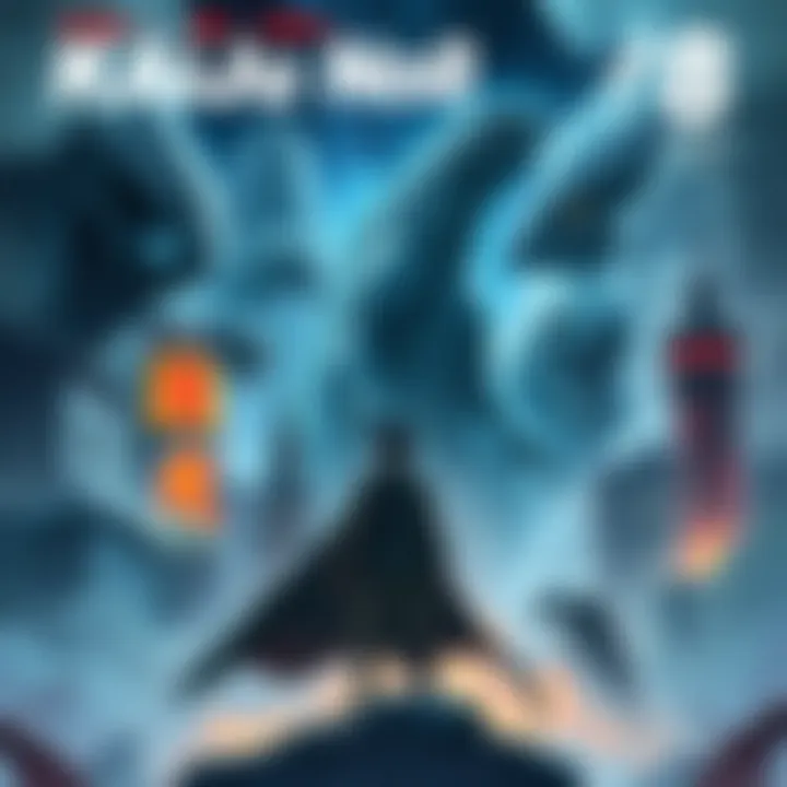 A striking cover illustration of Kaiju No 8 featuring the main character amidst towering kaiju creatures and a dramatic cityscape.