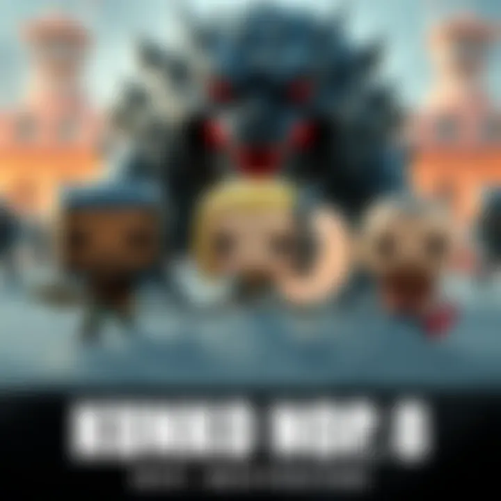 Limited edition Funko Pops featuring characters from Kaiju No. 8