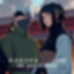 Kakashi and Tsunade discussing leadership Kakashi and Tsunade stand together, looking thoughtful as they discuss their potential roles as Village elders.