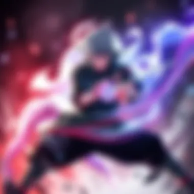 Kakashi Hatake uses his techniques against two Akatsuki members in a fierce fight