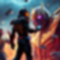 Kamen Rider Kabuto vs Thanos Kamen Rider Kabuto stands ready for battle against Thanos, who holds all the Infinity Stones, in an intense showdown