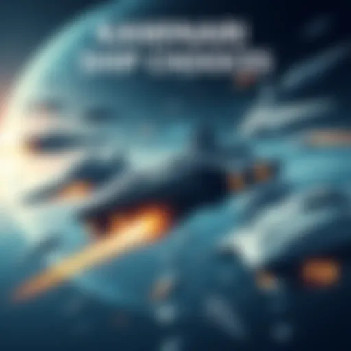 Several ships representing contenders for Kaminari, showcasing their unique features and designs.