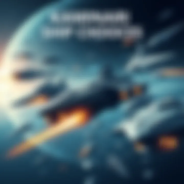 Several ships representing contenders for Kaminari, showcasing their unique features and designs.