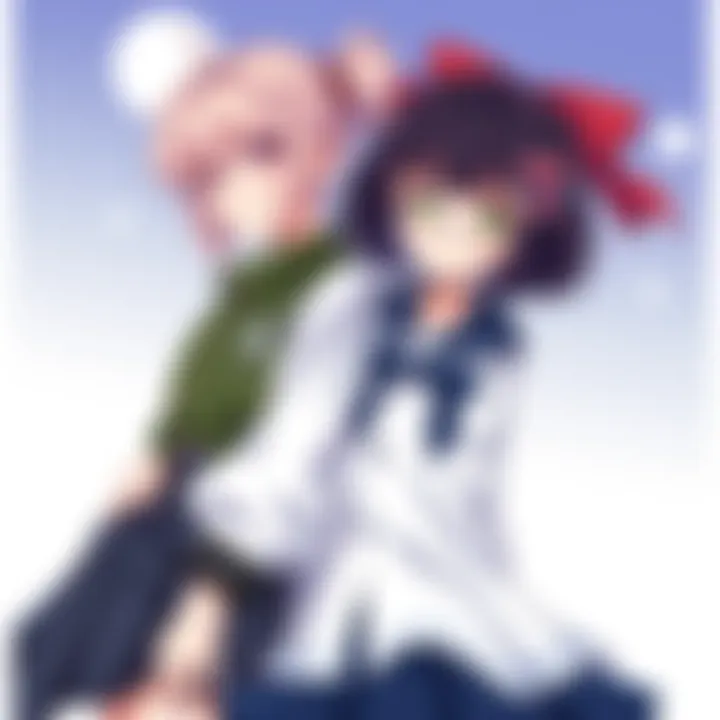 Illustration of Kana Anaberal and Rikako Asakura, two characters from the PC-98 gaming era, showcasing their designs and styles.