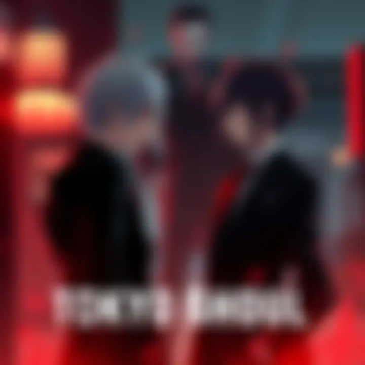 Kaneki and Touka share a tense moment while Furuta looms in the background, hinting at his influence on their fate.