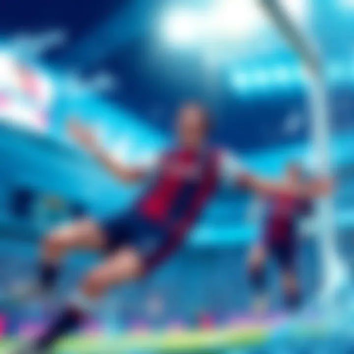 Karasu celebrates after scoring a surprising goal during a tense match in Blue Lock