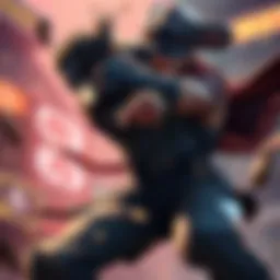 Kashimo using his CE trait to stun a close-range fighter during combat