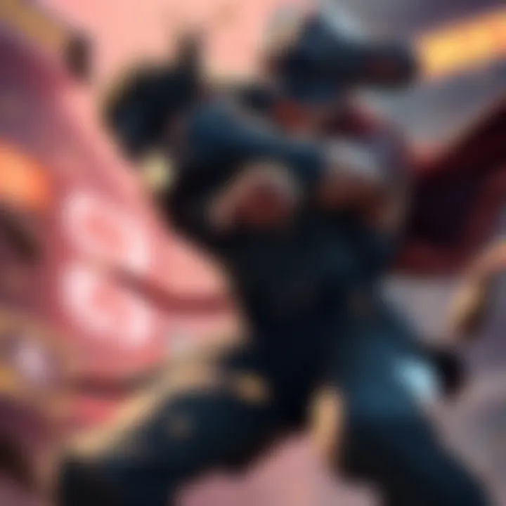 Kashimo using his CE trait to stun a close-range fighter during combat