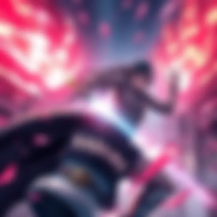 Kashimo, exhibiting strength in Yuji's body, battles the finger bearers, showcasing dynamic action and intensity.