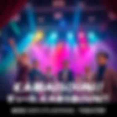 A vibrant scene from the teaser of Kawaisouni! Theater showing performers on stage with colorful lights and engaging expressions