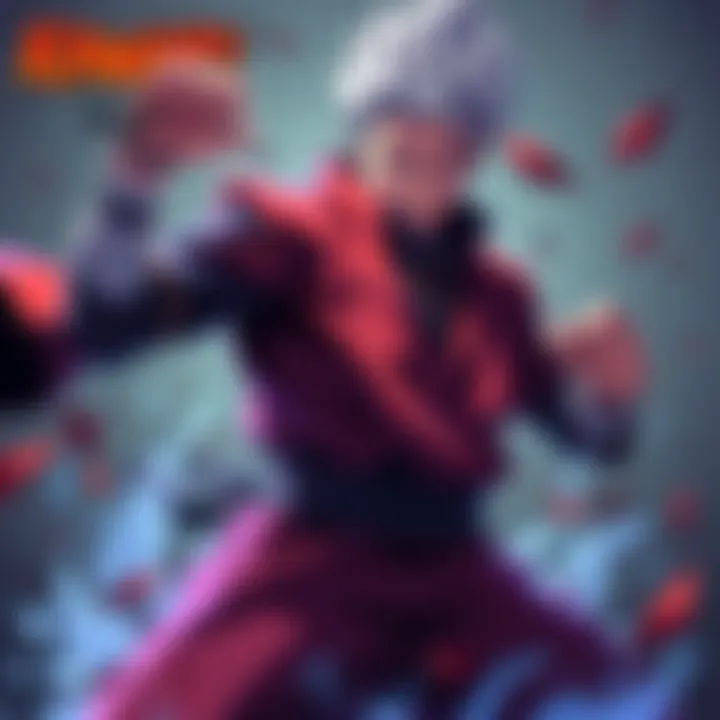 Kawaki in a powerful stance, showcasing strength and determination as he ranks high in the anime universe.