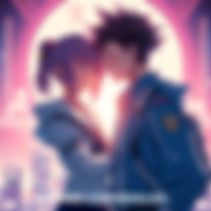 Kaworu stands close to Asuka, showing affection and emotional connection between them
