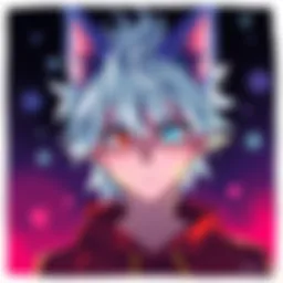 A creative illustration of Kaworu, showcasing his distinct features and character design