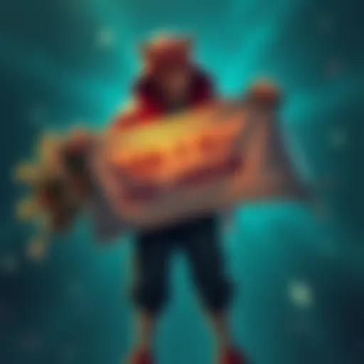 KeenBiscuit standing proudly with a banner that reads 'Risk It All for Gigi Murin' in a heartfelt display of devotion.