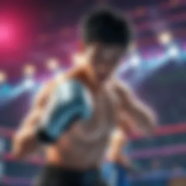 Kei Nijimura actively participating in the WOU fight, showcasing his skills and determination in the ring