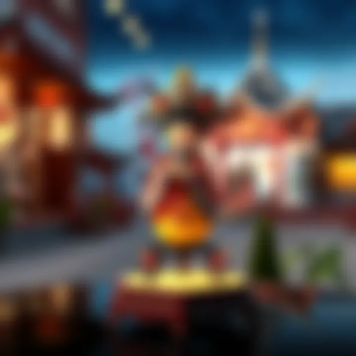 A beautifully crafted Keicho doll displayed on an elegant stand, showcasing its intricate details and vibrant colors.