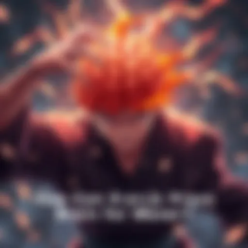 Kenjaku transferring his brain into another character in a dramatic scene from Jujutsu Kaisen.