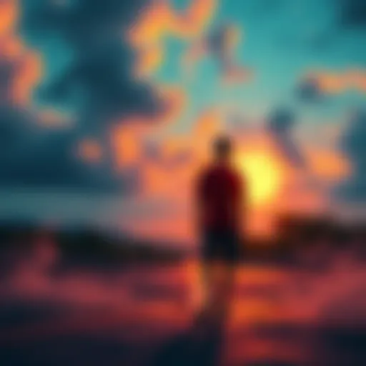 A key character stands at a crossroads, contemplating a major decision that could change their fate in the story.