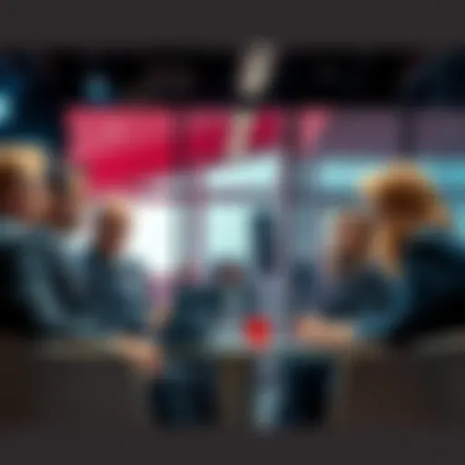 Key Figures in 2025 A diverse group of influential individuals discussing current events and opinions in a modern setting