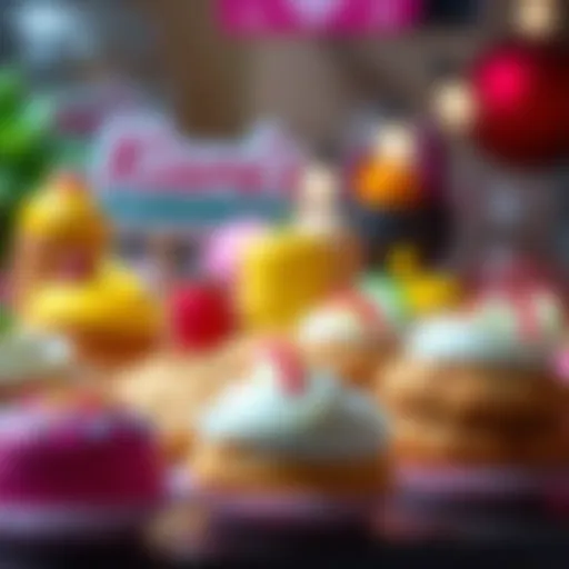 A vibrant assortment of Kiara's yummers treats showcasing unique flavors and creative presentation