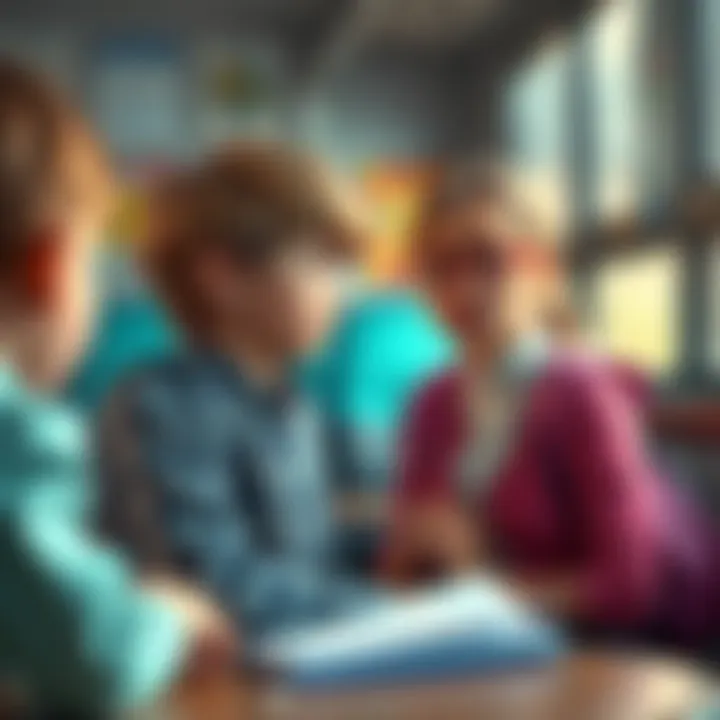 A calm Kid explaining to an frustrated Patty about his 3-hour lateness to school
