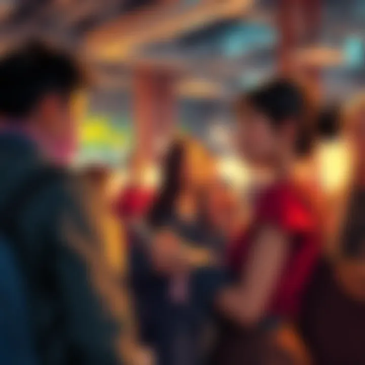 Kikirara Vivi discussing ideas with people at a community forum