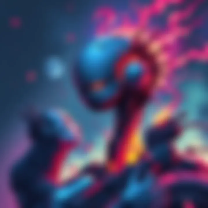 Killingham's Head Regeneration Illustration showing Killingham with her head partially intact, depicting the regeneration process, while Gunko is shown completely destroyed nearby.