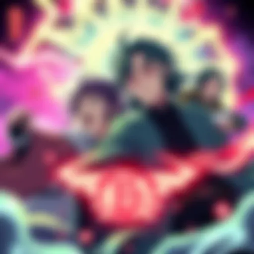 Key characters in Kimetsu no Yaiba experiencing emotional aura loss moments