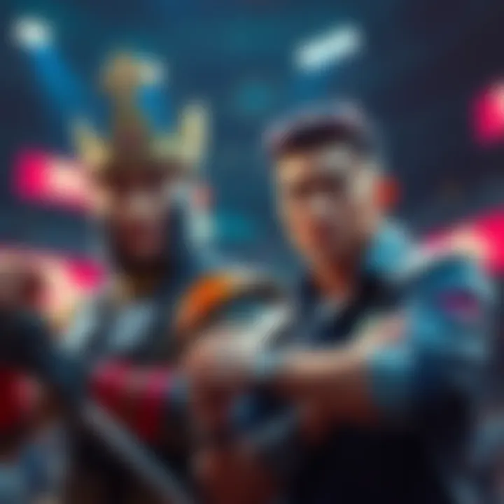 King V2 and Boa Hancock are highlighted as top competitors in a tournament setting, showcasing their strengths and skills.