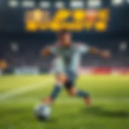 Kira showcasing his soccer skills while dribbling a ball on a field