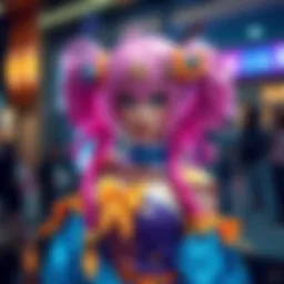 A person showcasing their unique Kirara cosplay with vibrant colors and creative details, inviting feedback from others.