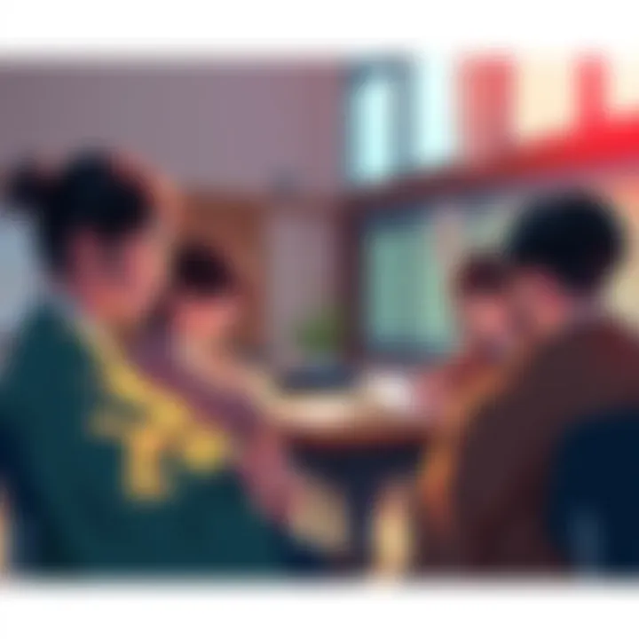 Kirara in Japanese Class A classroom scene with students engaging with Kirara materials for learning Japanese.