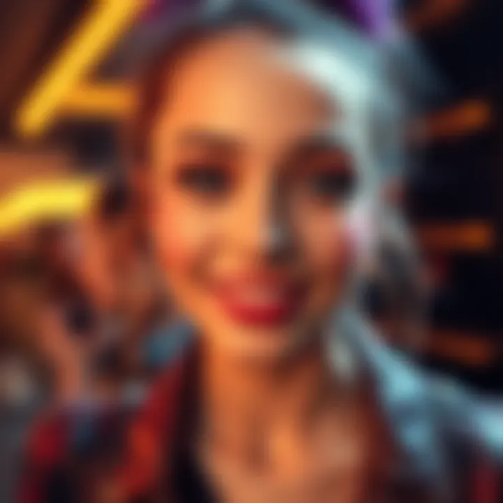 Kiri showcasing her bold new piercing, smiling at the camera with confidence