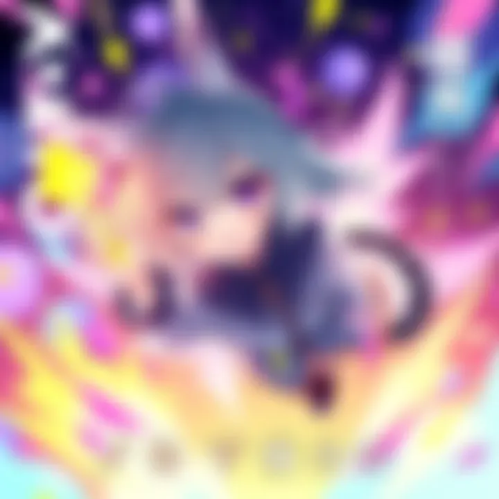 A colorful new illustration featuring the Kirio character, showcasing vibrant art and dynamic elements, exciting fans for the upcoming release.