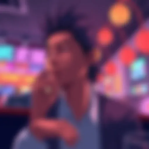 Kishibe humorously asking about preparations for a social gathering, with the character's thoughtful expression highlighted