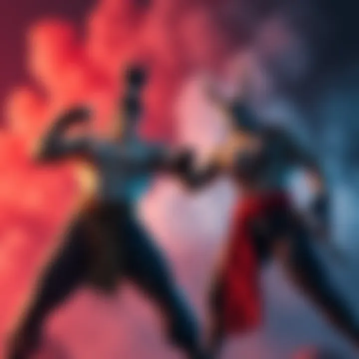 Kizaru and Akainu standing strong after surviving a Yonko sneak attack, both looking determined and powerful