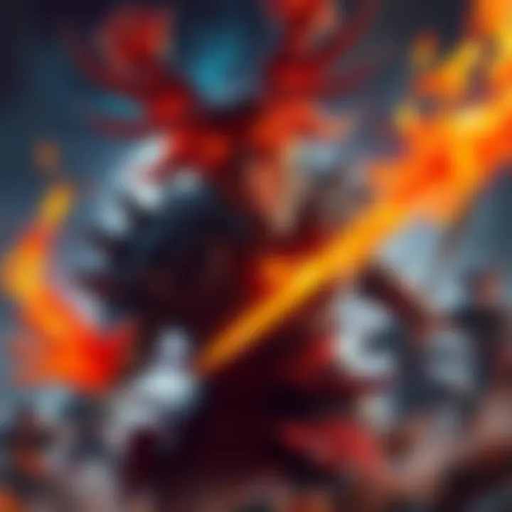 Kizaru character depicted in an intense gaming scene, showcasing its overpowering presence while other characters, including Nusjuro, struggle in the background.