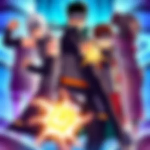 Konoha 12 Strength Growth The members of Konoha 12 showcasing their strength and transformations from Part 1 to Shippuden